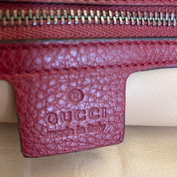 Gucci Python Tassel Clutch Wallet – Red with Bamboo Accent - Picture 8 of 9